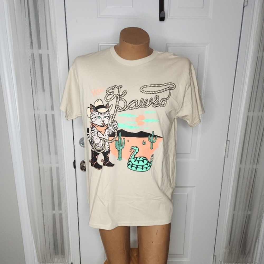 NWT Threadless Hillary White Rabbit Size Large‎ - Picture 2 of 3